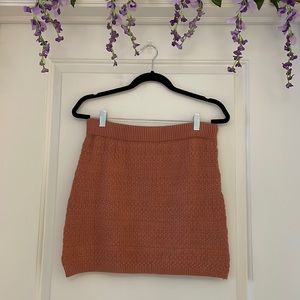 Wild Fable Rust Knit Skirt